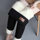 Winter-Frauen-Leggings-Samt-warme Hosen-Höhen-Taillen-Leggings-Frauen-Normallack-Leggings Bequeme halten warme dehnbare Legging