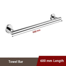 Shining Mirror Bathroom Hardware Set Round Towel Bar Toilet Paper Holder Towel Ring Robe Hook Stainless Steel DIY