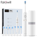 Elektrische Zahnbürste Fairywill P11 E11 2056 T9 Ultra-Sonic Power Whitening Toothbrush mit 5 Modi Wireless Charging Smart Timer