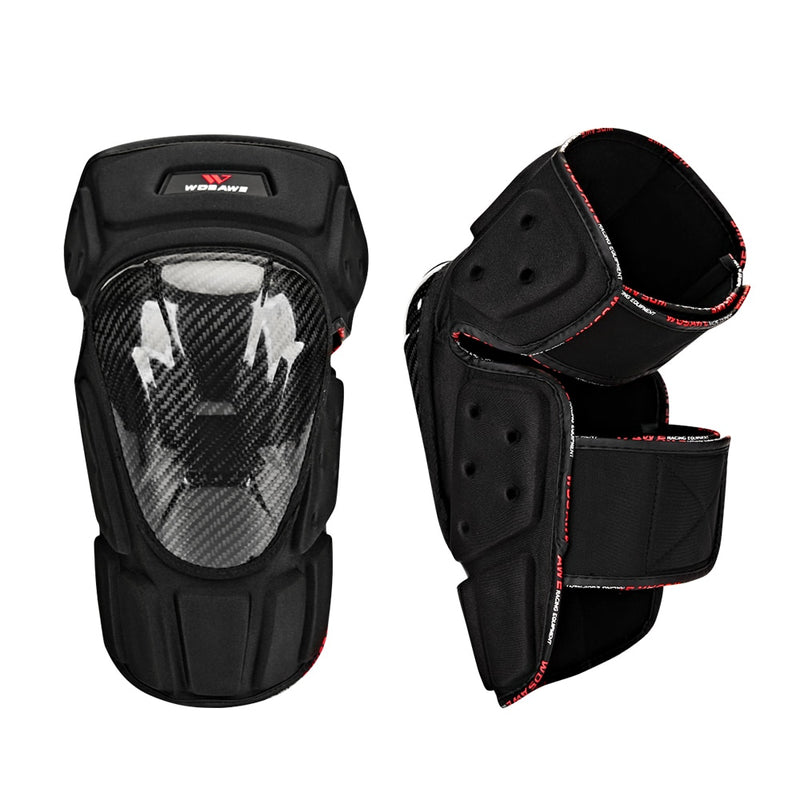 WOSAWE Adjustable Knee Protector Motorcycle Motocross Tactical Sport Riding Cycling Skating Ski Knee Pads Kneepad Brace Support