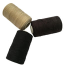 12 rolls BLACK Hair Weaving Thread Cotton Sewing Thread 1000 yards 12 rolls one box gift 1 pc 6.5cm C curved needle