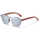 GM  Coated Sunglasses for Men and Women Polarized Bamboo Holder Sun Glasses With Gifts Box Cool Beach Oculos