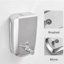 Dispensador de jabón de 500/800/1000/1200 ml, montaje en pared, dispensador de jabón de acero inoxidable 304 negro, bomba de jabón de baño a prueba de fugas