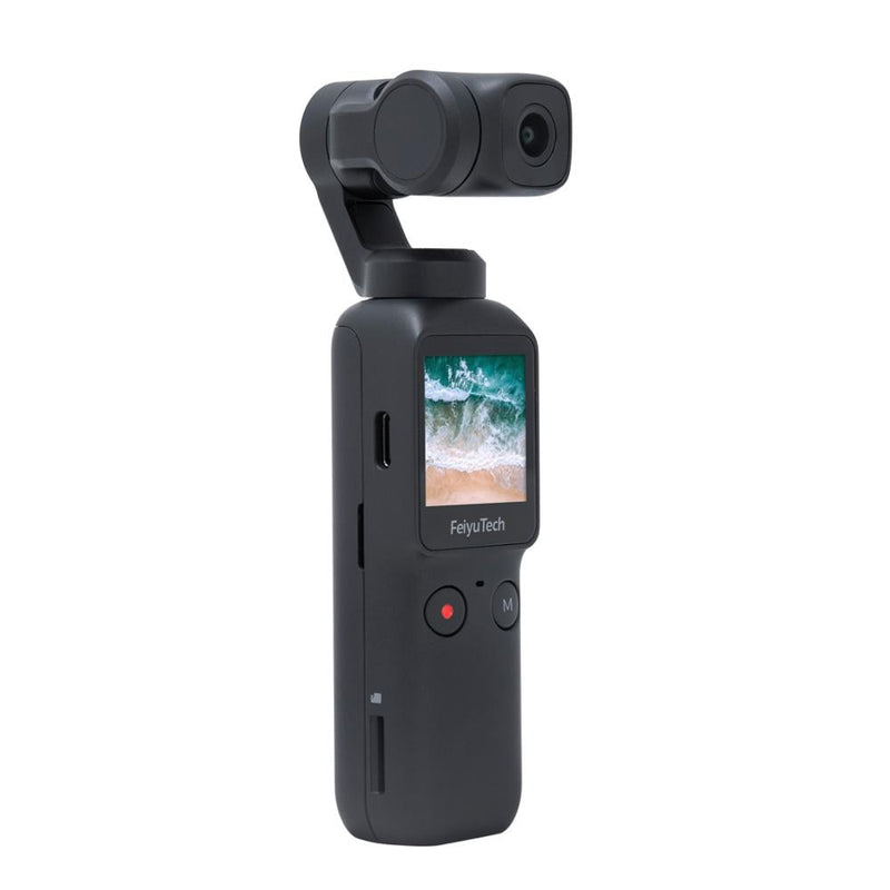 Feiyu Pocket  3-Axis Pocket Gimbal Camera Stabilizer 4K HD 120° Wide Angle Built-in Wi-Fi control Attachable to Smartphone