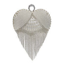 GLOIG Fashion Damen Quaste Abendtaschen Diamanten Perlen Clutch Hochzeit Geldbörse Schulter Party Laedes Case Geldbörse