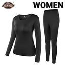 Herobiker Damen Fleece gefütterte Thermo-Unterwäsche Set Winter Elastisch Motorrad Skifahren Warme lange Unterhosen Shirts &amp; Tops Unteranzug
