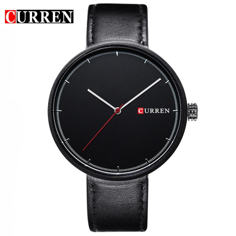 CURREN Top-Marke Mode Uhr für Männer Casual Leder Quarz Writwatches Bunte wasserdichte Uhren Relogio Masculino