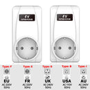 Nashone Thermostat 220 V Temperaturregler Temperaturregler Drahtloser Temperatursensor Warmer Bodenthermostat mit Steckdose EU