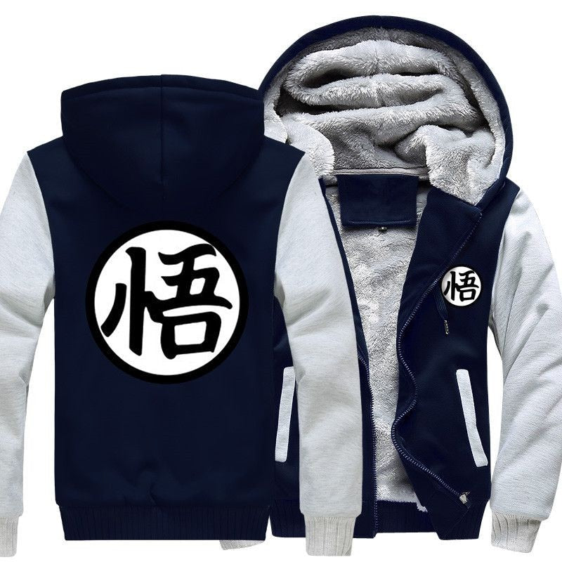 Autumn Winter Jackets Anime Sweatshirt Men Fashion Streetwear Fleece Hoody Men&