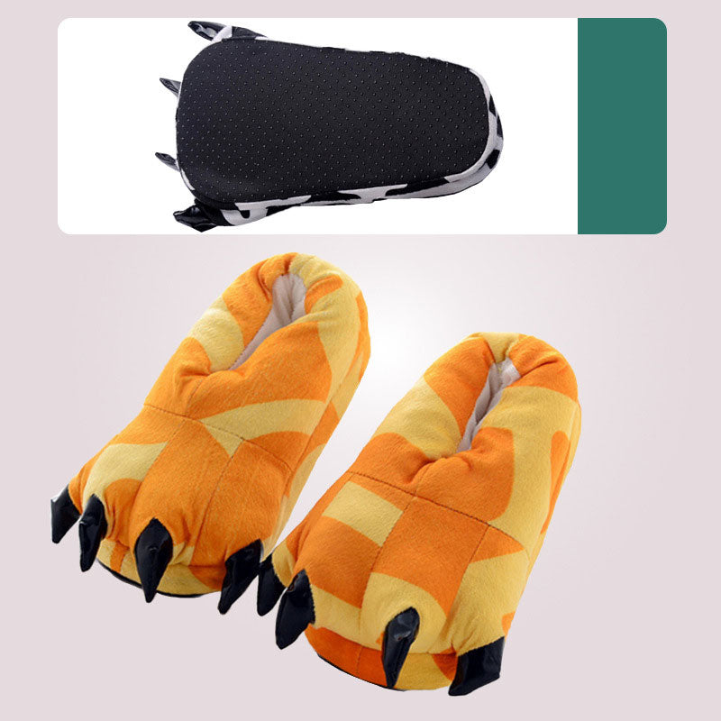 Cartoon Slippers Animal Claw Kigurumis Onesies Pajama Shoes Kid Adult Kawaii Funny Paws Casual Cosplay Prop Party Wear