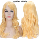 S-noilite Synthetic 28colors 22inch Loose Wave Perücken Halloween Cosplay Perücke Blau Rot Rosa Grau Lila Haarperücke Cosplay für Party