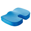 Cojines ortopédicos de Gel para silla, cojín de terciopelo para sentarse en la oficina, asiento antiestrés en la silla, espuma viscoelástica, almohadilla protectora de coxis en U, malla