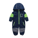 HONEYKING Softshell-Overalls für Kinder plus Samt-Strampler Winddichter Regenfester Overall Wasserdichter Overall Warmer Kinder-Overall