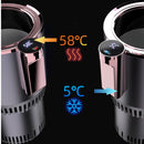 DC 12V Car Heating Cooling Cup 2-in-1 Car Office Cup Warmer Cooler Smart Car Cup Mug Holder Tumbler Cooling Beverage Drinks Cans
