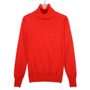 HLBCBG chic Otoño Invierno suéter grueso pulóveres mujer manga larga casual cálido básico cuello alto suéter mujer jerséis de punto top