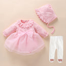 Baby Taufkleid 2022 Bogen Neugeborenes Baby Mädchen Kleinkinder Kleider &amp; Kleidung Schneewittchen Babykleid 1 Jahr alt Geburtstagskind Kleid