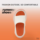 UTUNE Runway Slippers Women Summer Shoes Outside EVA Outdoor Slides Men Soft Thick Sole Non-slip Beach Pool Sandals Indoor Bath