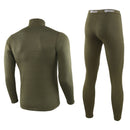 Aismz Thermo-Unterwäsche-Sets für Herren, schnell trocknend, antimikrobiell, Stretch, Thermo-Kompressions-Fleece, Schweiß, Fitness, warme lange Unterhosen