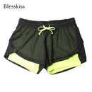 BLESSKISS Yoga Shorts Damen Fitness Spandex Neon Elastisch Lulu Sommer Laufen Workout Kurze Leggings Für Damen Gym Sport Shorts