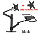 OL-3L Aluminium Multifunktions 10"-17" Ergonomie Schreibtisch Laptop Ständer 32" Monitor Desktop Halter Computer voll beweglich mit Säulenstange