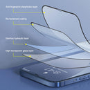 Neues Full Cover gehärtetes Glas für iPhone 13 12 11 Pro Max Displayschutzfolie mit gebogenem Rand Glas auf iPhone 12 X XR XS 7 8 Glas