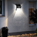 3seitige 140LED PIR Bewegungssensor Sonnenlichtkontrolle Solarenergie Straßenlaterne Yard Path Home Garden Solar Power Induktionswandleuchte