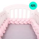 4M Baby Bett Stoßschutz Infant Wiege Kissen Kissen Zopf Knoten Stoßstange Krippe Stoßstange Tour De Lit Bebe Tresse Raumdekoration