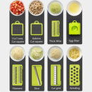 Multifunctional Vegetable Cutter Fruit Slicer Grater Shredders Drain Basket Slicers 8 In 1 Gadgets Kitchen Accessories