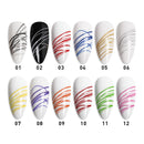 Beautilux Nail Art Design Gel Kit ohne klebrige Schicht Malerei Carving Sculpturing Spider Futter UV LED Maincure Set mit Pinsel