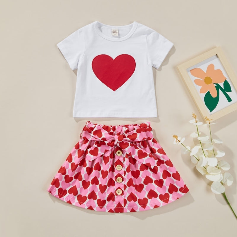 New Toddler Kids Baby Girl Valentine &