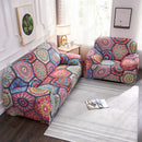 Bohemia Spandex Sofabezug Mandala Muster Sofabezüge Sofa Handtuch Wohnzimmer Möbel Schutzsessel Sofas Sofa