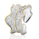 Lotus Fun Ring aus echtem 925er Sterlingsilber mit natürlichen Turmalin-Edelsteinen, feiner Schmuck, verstellbare Pfingstrosenblattringe für Frauen, Bijoux