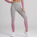 LANTECH Damen Gym Yoga Nahtlose Hose Sportbekleidung Dehnbar Hohe Taille Heben Übung Fitness Leggings Activewear Squat