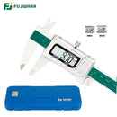 FUJIWARA Digitalanzeige Edelstahl Messschieber 0-150mm 1/64 Fraktion/MM/Zoll LCD Elektronischer Messschieber IP54 Wasserdicht