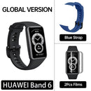 Globale Version Huawei Band 6 Band6 SpO2 BT5.0 1,47'' AMOLED-Bildschirm Herzfrequenz-Tracker 2-Wochen-Leben Braccialetto Relógio inte