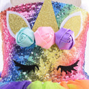 Arco Iris lentejuelas unicornio niños disfraces princesa niña vestido fiesta disfraz Halloween flor niñas vestidos para bodas rodilla