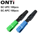ONTi FTTH Embedded Fiber Optic Fast Connector SC APC Singlemode Glasfaseradapter SC UPC Cold Connection Schnelle Feldmontage