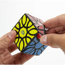 Lanlan Sunflower Magic Cube 3x3 Speed ​​Sticker Sticker Magic Cube Magico Puzzle Baby Kinderspielzeug