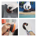 FivePears Pneumatischer Exzenterschleifer, 125 mm/150 mm Vakuum-Exzenter-Polier-/Schleifmaschine, pneumatische Werkzeuge