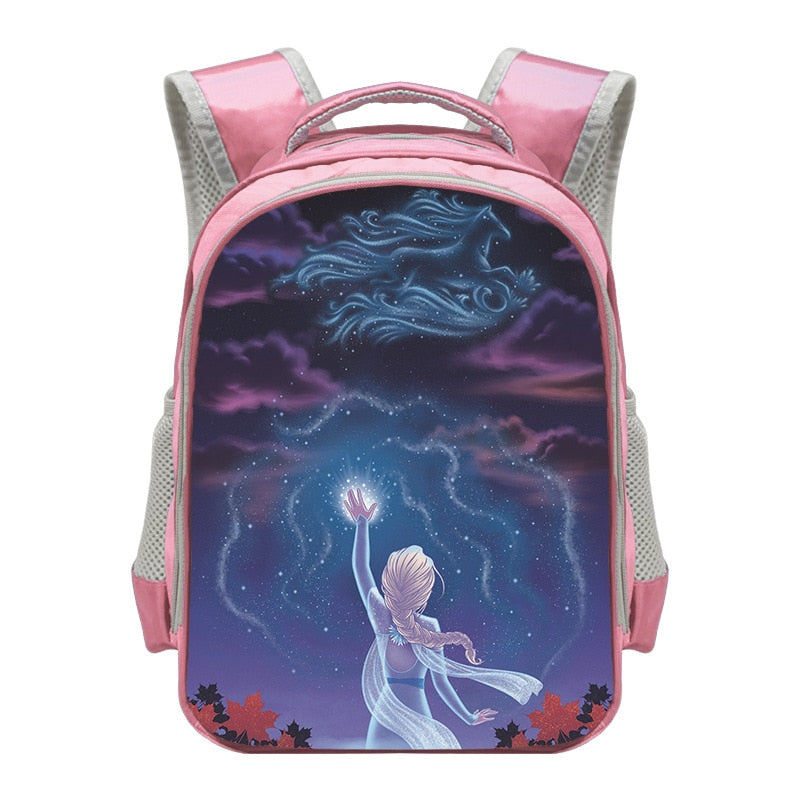 Top Qualität 2020 New Frozen Elsa Mädchen Schultasche Disney Prinzessin Kinder Schultaschen Für Mädchen Baby Schulrucksäcke