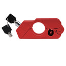 Motorrad-Lenkerschloss Lenkerbremsgriff Solides Schloss imitiert Stahlschloss Zugstange ATV Dirt Street Bikes Anti-Diebstahl