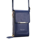 Geestock, bolsos cruzados pequeños a la moda para mujer, bolso de teléfono de cuero PU, bolso de hombro portátil de viaje de gran capacidad