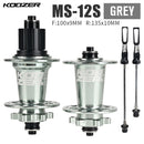 NEW Koozer XM490 PRO Hubs 4 Bearing MTB Mountain Bike Hub Rear 10*135mm QR100*15 12*142mm Thru 32 Holes Disc Brake Bicycle Hub