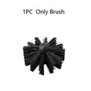 Nylonbürste mit 4-12-teiligem langem Griff Kaminkessel Hausreiniger Drehkamin Innenwandreinigung Bursh Küchenreinigungswerkzeug