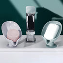 Blattform Seifenschale Badezimmer Seifenhalter Abfluss Punch-Free Seifenkiste Badezimmer Ablage Schwammhalter Küchenzubehör