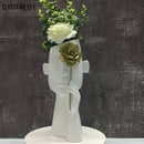 Kreative nordische Vase Dekor Kunst Wohnzimmer Weinschrank Licht Luxus Wohnkultur Schrank Couchtisch Blumenarrangement einfach