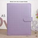 MINKYS Macaroon Color A6/A5 PU-Leder DIY Binder Notebook Cover Tagebuch Agenda Planer Bullet Cover Schule Schreibwaren