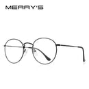 MERRYS DESIGN Klassisches rundes Brillengestell für Herren Damen Mode Kurzsichtigkeit Brillengestelle optische Brillen S2547