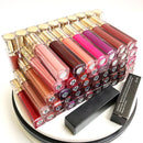 Lipgloss der Eigenmarke 50pcs/lot Großhandels-befeuchtende glänzende Funkeln-glatte Verfassungs-Lippenglanz-kundenspezifische flüssige Lippenstift-Masse
