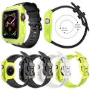 Case with Silicone Strap for Apple Watch Band Series 6 5 4 SE 3 40mm 44mm Sport Bracelet 38mm 42mm WristBand for iWatch Belt